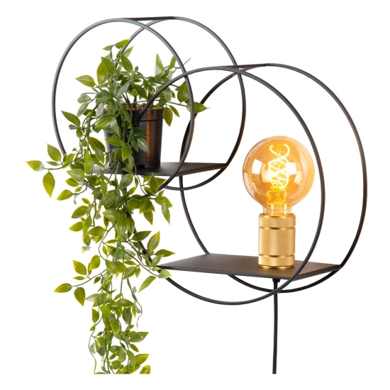 CIRCLE Kinkiet 1xE27- czarny 21225/01/30 Lucide - zdjęcie produktu